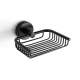 UNO držač sapuna 13x13x5,5cm inox crni