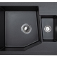 X LINEA 1.5D sudoper crni granit