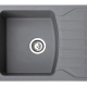X QUADRO M sudoper grafit sivi granit