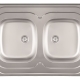STANDARD 2D sudoper nasadni inox - bez sifona