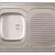 STANDARD L sudoper nasadni inox - bez sifona