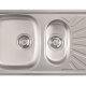 LUNA FLEX 1.5D sudoper inox - sa sifonom