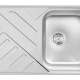 AURORA 1D sudoper inox - sa sifonom