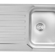 NERA PRAKTIK 1D sudoper inox - sa sifonom