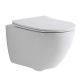 EVEREST TORNADO INVISIBLE wc školjka - rimless + wc daska softclose
