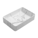 EVEREST umivaonik pravokutni 50x33,5x11cm bijeli mramor