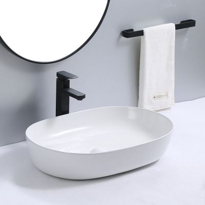 EVEREST umivaonik ovalni 50x40x13,5cm bijeli