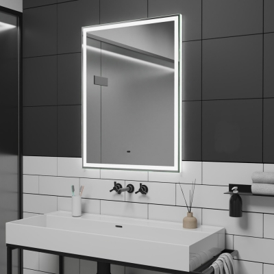OGLEDALO 800x600mm - led rasvjeta, odmagljivanje, infra crveni senzor
