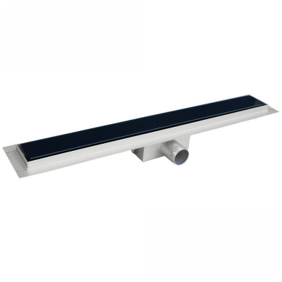 PRO-INOX 800 BLACK GLASS tuš kanalica crno kaljeno staklo