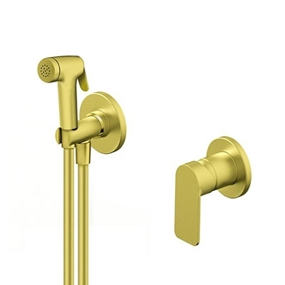 S2 GOLD podžbukna mješalica za bide - s tušem