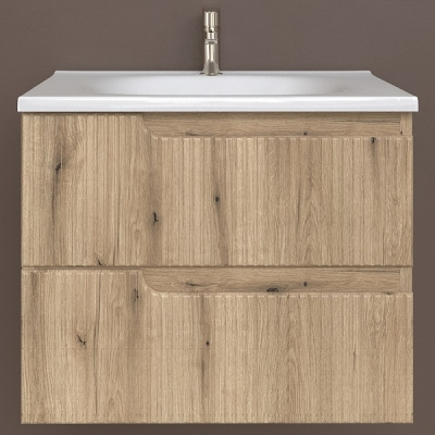 EURIDIKA H 65 PINO OAK ormarić + umivaonik umjetni mramor