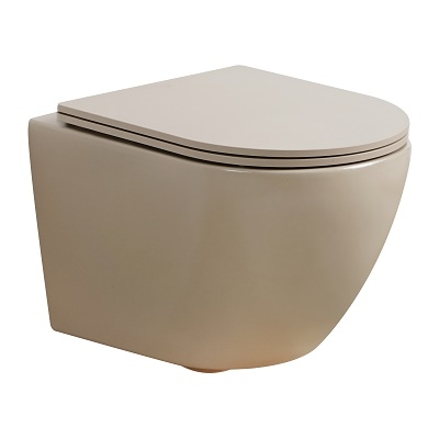 EVEREST BAHAMA BEIGE wc školjka - rimless + wc daska softclose